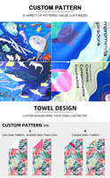Ultra Quick-Dry Beach Towel Exercise Towel Microfiber Durable Absorbent Beach Towels for Swimming Outdoor Fitness