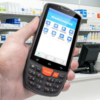 NFC-Inventar-PDA Robuster Handheld-Barcodescanner mit Mobilfunk 4-Zoll-PDA-Terminal Android-Scanner
