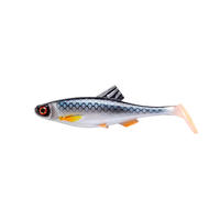 3D Eyes T-Tail Soft Silicone Bass Appât Artificiel Multicolore Naufrage Rapide Leurre de Pêche en Mer Profonde pour Marlin Mer Bateau Pêche