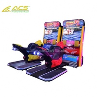 Simulateur de course moto deux places ACS le plus populaire, machine de jeu d'arcade à monnayeur, en anglais, Arcade Craft Studio
