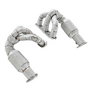 Colectores de escape con protección térmica Vortex compatibles con Porsche 987.1 Boxster Cayman 2.7 Performance Racing Manifold - Product Image 1