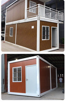 Haute qualité Chine Salle de conteneur modulaire Pack plat Préfabriqué Meublé Petite maison Maisons préfabriquées Conteneur Capsule Maison