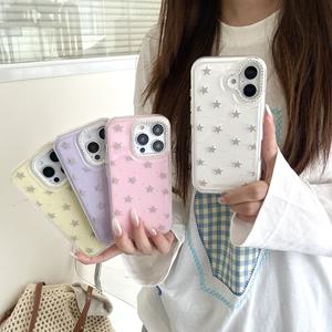 Étoile de diamant à la mode et haut de gamme adaptée à la coque de <span class=keywords><strong>téléphone</strong></span> IPhone16promax Apple 15pro paquet complet 14 célébrité <span class=keywords><strong>Internet</strong></span> - Product Image 3