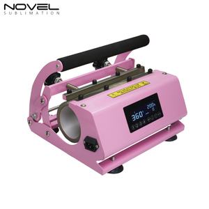 Machine de presse à chaud portable pour gobelets et tasses de sublimation DIY, capacité 11-30OZ, couleur rose, pour usage promotionnel - Product Image 3