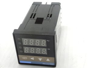 ग 48*48 मिमी REX-C100 k j pt100 डिजिटल एसएमएस रिले आउटपुट एकल इनपुट थर्मोस्टेट 400 डिग्री 220v तापमान नियंत्रक - Product Image 4