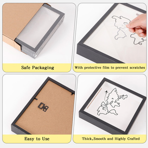 2025 Thiết Kế Mới Gỗ Phiêu Lưu Lưu Trữ Và Hộp Lưu Trữ Vé Bưu Thiếp Bản Đồ Collector Của Hộp Khung Ảnh Hộp Tiền - Product Image 4