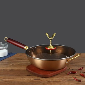 Sartén antiadherente anodizada dura avanzada de 32cm Sartén multiusos salteada con tapas de vidrio transparente de 32cm - Product Image 4