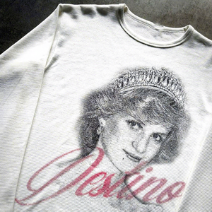 T-shirt personalizzata in <span class=keywords><strong>maglia</strong></span> waffle termica con strass effetto lavato, 100% cotone, stampa grafica graffiti, manica lunga - Product Image 4