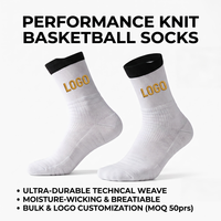 Chaussettes de basketball personnalisées avec logo, vente en gros, chaussettes de sport rembourrées à compression pour équipe, faible MOQ, fournisseur OEM
