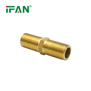 IFAN All standard size Copper Plumbing Fittings Brass Nipple Pipe Fitting