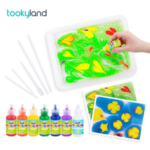 Marmorierung Paint Art Kit für Kinder Kunst-und Bastel spielzeug für Kinder Zeichnung sset 6 Farben - Product Image 2