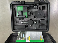 Niveau laser industriel 4D à 16 lignes, 360 degrés, faisceau vert, alimentation par batterie au lithium