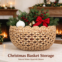 Panier mural rond bohème en paille tressée, en forme de gourde, pour décoration murale de Noël et d'anniversaire, pour porte d'entrée et gîte