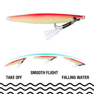 SNEDA Fast Sinking 40g-80g Metal Jig Lures Glow Night Fishing for Carp &amp; Mackerel/Seabass Long <strong>Cast</strong> Shore Fishing - Product Image 3