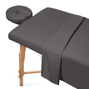 <span class=keywords><strong>Drap</strong></span> <span class=keywords><strong>plat</strong></span> de spa en coton microfibre taille personnalisée 80-100% <span class=keywords><strong>ensemble</strong></span> de table <span class=keywords><strong>housse</strong></span> de lit de qualité supérieure feuille de table de massage de caractère - Product Image 2
