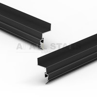 Profilé en aluminium pour plafond tendu en PVC, profilé en tissu pour plafond tendu, cadres de plafond tendu, rail mural LED, profilé en aluminium