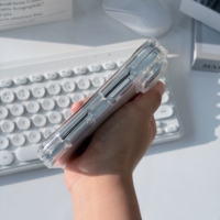 Coque arrière rigide en PC de qualité supérieure pour iPhone 18 pliable, transparente comme du cristal, résistante aux chocs