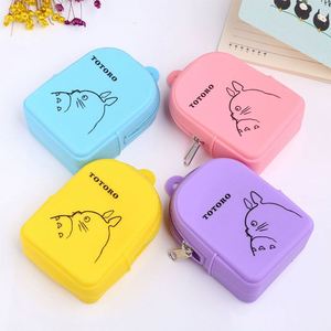 Custom Factory Price Cartoon Mini Schoolbag-Shaped Silicone Coin Bag <b>Wallet</b> <b>Small</b> Zipper Storage Purse Novelty Kids Gifts - Product Image 4