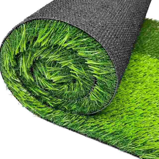 Non Infill Eco-Friendly Plastic Artificial Grass 40-60mm Customized Football Turf for Backyard Garden | High Density Outdoor