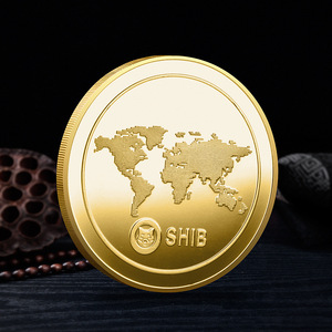 GOLD SHIBA INU MONEDA Desafío MONEDA KILLER SHIB MONEDA en estuche de plástico - Product Image 6