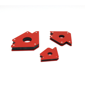 Potente Soporte Magnético Triangular Rojo de Metal Ndfeb+ Permanente para Soldadura con Fuerza de Tracción de 75 Libras - Product Image 3