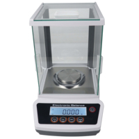 Balance analytique numérique motorisée de laboratoire PUCHUN JA3003 300g 1mg 0.001g à plateau haut