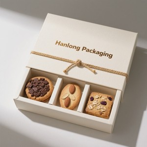 Caja de Galletas con Chispas de Chocolate Biodegradable de Grado Alimenticio, Caja de Pastel Plegable con Logotipo Personalizado, Caja de Postre - Product Image 4