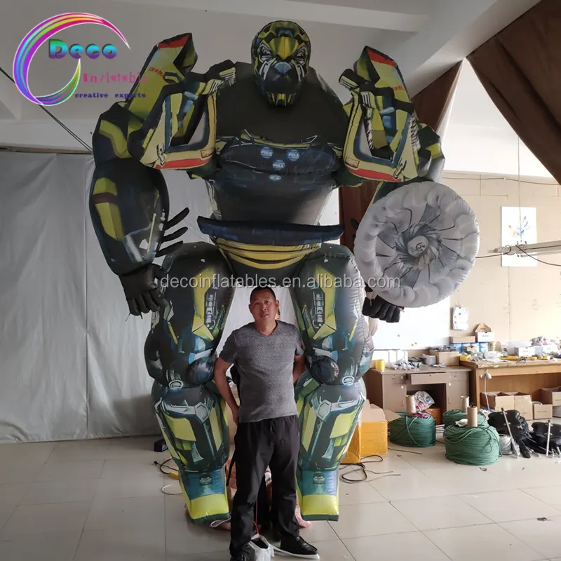 Надувной гигантский надувной костюм-трансформер robotmodel для надувной рекламы