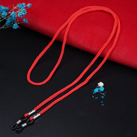 Cordon de lunettes en polyester durable, cordon de maintien pour lunettes de sport, sangle colorée pour lunettes de soleil