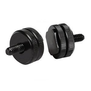 Adaptador de Montaje de Zapata Caliente Oculta de 3/8 a 1/4 para Trípode de 1/4, para Cámara Digital y Montaje de Cámara con Tornillo - Product Image 1