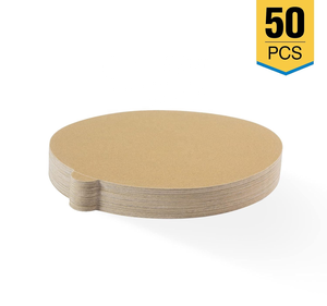 Disponibilidad Local en EE. UU., Envío Gratuito, Discos de Lijado PSA Dorados de 6 Pulgadas, 50 Unidades, Grano 400, Discos de Papel de Lija Adhesivos para Acabado Fino - Product Image 2