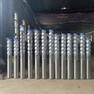 125QJ3-45 Multistage High-Lift Deep Well Submersible Pump Large Flow Clean Water Pump Irrigation Agriculture Electric Well Pump