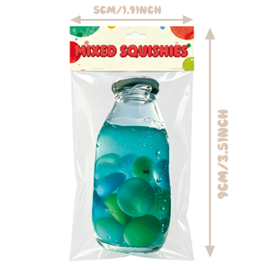 Colorful Mixed Fruit Shapes Soft Squishy Slow Rising Tactile Sensory Calming Squeeze Toy - Product Image 3