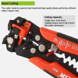 Yth 3 Trong 1 Dây Tước Công Cụ Điện Dây Cáp Tước Cutter Công Cụ Có Thể Điều Chỉnh Cắt Tự Động Dây Vũ Tước Kìm - Product Image 4