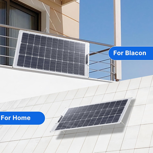 Vente chaude Panneaux Solaires Flexibles 100W 12V Monocristallin Pliable Semi <span class=keywords><strong>Solaire</strong></span> Module Chargeur Hors Réseau pour RV Bateau Cabine Van - Product Image 6