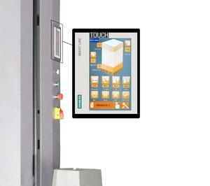 Máquina envolvedora de palets de envoltura retráctil de película de envoltura elástica semiautomática industrial - Product Image 3