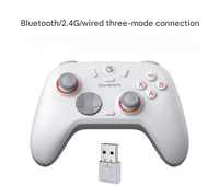 Manette de jeu sans fil Gamesir Chick Star 2, Gamesir Nova 2 Lite BT pour PC avec moteur de vibration HALL et joystick OLED pour téléphone portable