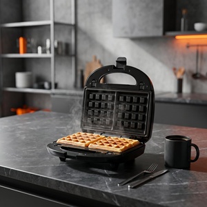 Macchina per Waffle Multifunzionale con <span class=keywords><strong>Piastre</strong></span> Rimovibili e Sostituibili, <span class=keywords><strong>Tostapane</strong></span> Elettrico per Colazione Domestica, Supporto OEM e ODM - Product Image 4