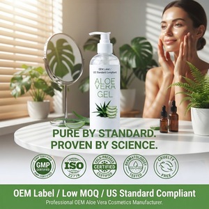 Gel de <span class=keywords><strong>Aloe</strong></span> <span class=keywords><strong>Vera</strong></span> Orgánico Natural <span class=keywords><strong>Puro</strong></span> al 92%, Hidratante, Calmante, Aclarante, Antienvejecimiento, para el Cuidado de la Piel del Rostro y Cuerpo, OEM Unisex - Product Image 1