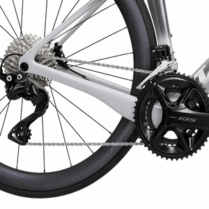 <span class=keywords><strong>Bicicleta</strong></span> de Carretera de Carbono 700C, 24 Velocidades, <span class=keywords><strong>Bicicleta</strong></span> de Carreras Aerodinámica con Frenos de Disco Hidráulicos y Juego de Ruedas de Carbono, Pedal Ordinario - Product Image 5