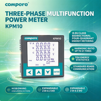 Compteur multifonction RS485 avec écran LCD, enregistreur de données numérique, analyseur de qualité de l'énergie triphasé, compteur de panneau 72*72