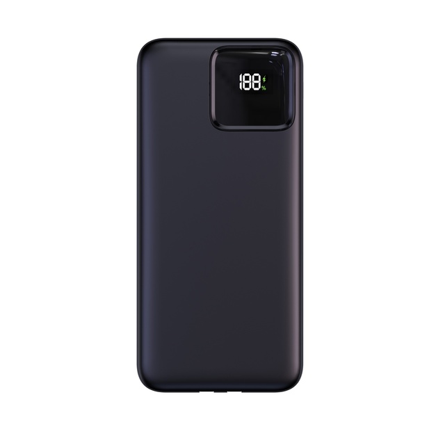 10000mAh Portable Power Bank with Digital Display Built-in Cables Emergency External Battery Display Power Station