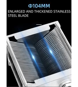 Máquina Cortadora <span class=keywords><strong>de</strong></span> Carne <span class=keywords><strong>de</strong></span> Un Solo Corte SHENHU 2200W 350 Kg/h Desmontable Inclinada Comercial con Cuchilla <span class=keywords><strong>de</strong></span> 3.5mm <span class=keywords><strong>de</strong></span> Paso - Product Image 3