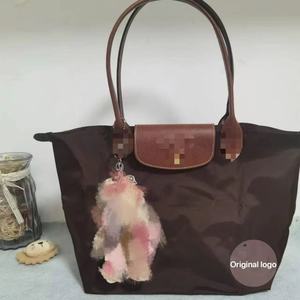 Sac à main de créateur Longxiang avec logo original, grande capacité, en nylon imperméable, style dumpling, sac bandoulière pour femme, idéal pour l'été et les trajets quotidiens - Product Image 3