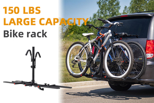 Voyage en plein air 2 Vélo <span class=keywords><strong>Suspendu</strong></span> Transfert Multifonctionnel 90 Lbs Support Vertical Voiture Auto Attelage Vélo Rack - Product Image 3