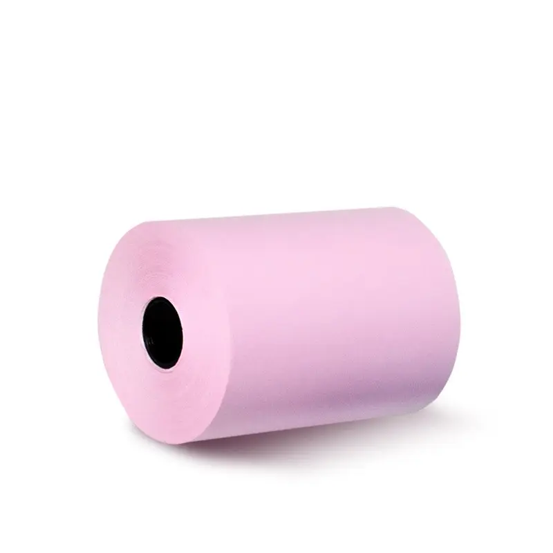 Papel térmico direto da fábrica OEM tamanho personalizado papel colorido para recibos de supermercado rolos de papel para caixa registradora