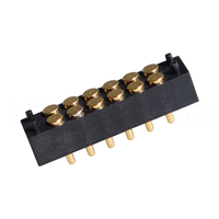 Conector Pogo Pin HYTEPRO C712 Chapado en Oro de 12 Pines con Resorte para Drones, Robots, Dispositivos Médicos y de Salud