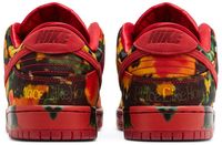 Chaussures de skate unisexes Dunk Low SB Poppy Field à lacets, en toile florale, avec semelle extérieure en caoutchouc amorti et semelle intermédiaire en EVA, idéales pour le printemps