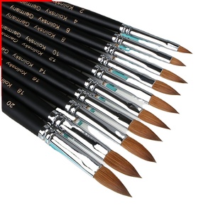 Wholesale 100% Pure Acrylic Kolinsky <strong>Brush</strong> <strong>Wood</strong> Handle <strong>Nail</strong> Art <strong>Brush</strong> - Product Image 3