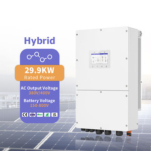 ระบบโซลาร์เซลล์ราคาดีที่สุด 30KW 40KW 50KW 3 เฟส AC Output ระบบ Dual MPPT แบบ On-Grid และ Off-Grid ระบบไฮบริดสามเฟส - Product Image 1
